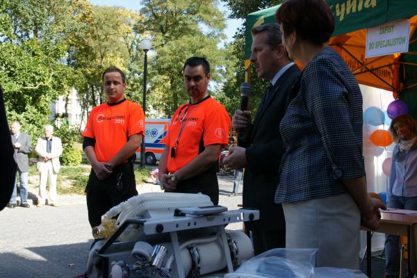 RESPIRATOR uroczyście odebrali kcyńscy Ratownicy Medyczni