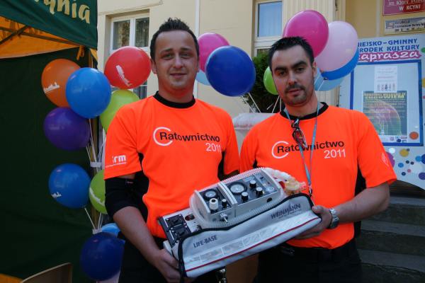 RESPIRATOR uroczyście odebrali kcyńscy Ratownicy Medyczni