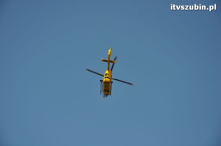 Kolizja drogowa trzech samochodów koło Zamościa.