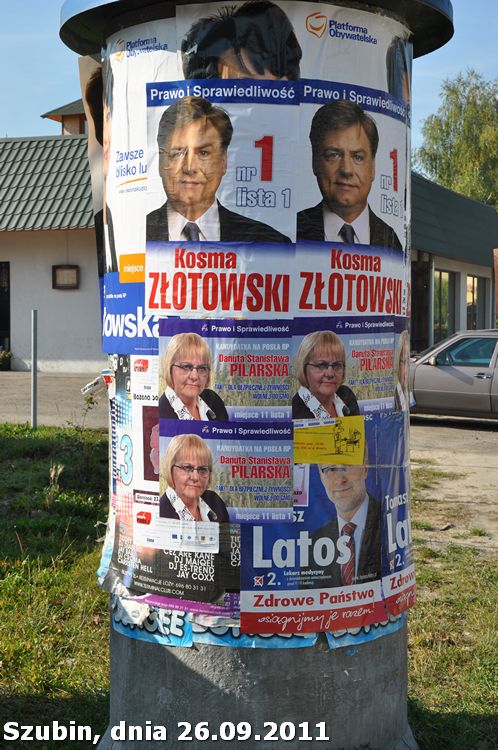 Plakatomania, baneromania - Kampania Wyborcza na finiszu