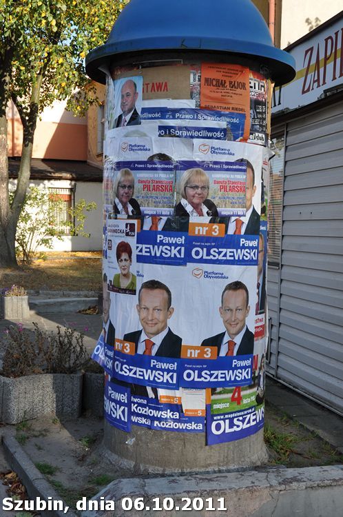 Plakatomania, baneromania - Kampania Wyborcza na finiszu