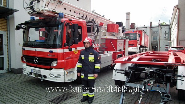 Sprzęt i wyróżnienia dla strażaków.