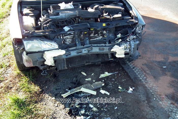Kolizja na drodze wojewódzkiej nr 241 w okolicy Paterka.