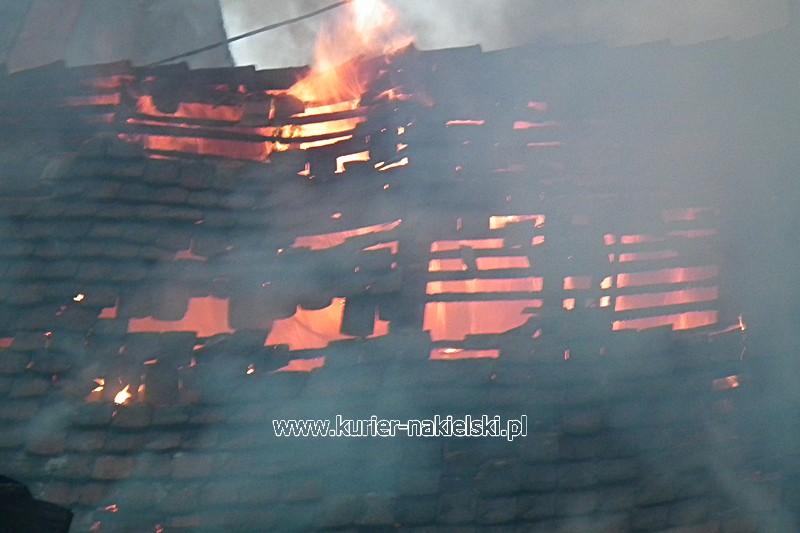 Pożar kamienicy w Nakle nad Notecią i balotów w Turze.