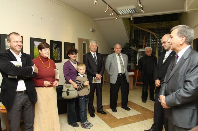 Rozmowa obrazami - wernisaż Mirosława Rzeszowskiego