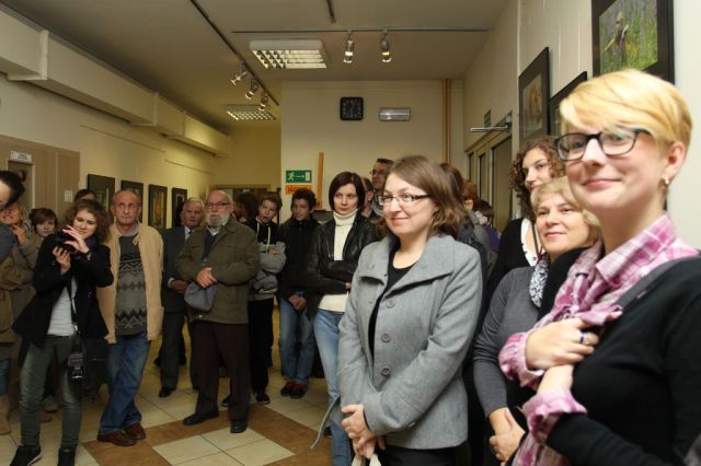 Rozmowa obrazami - wernisaż Mirosława Rzeszowskiego