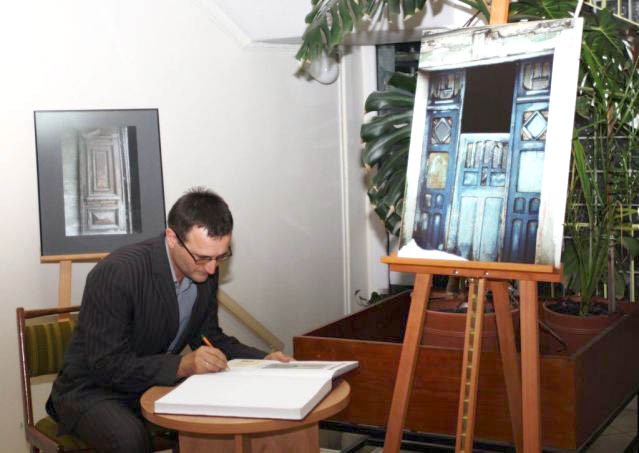 Rozmowa obrazami - wernisaż Mirosława Rzeszowskiego