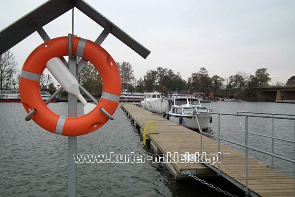 Otwarcie przystani rzecznej w Nakle nad Notecią.
