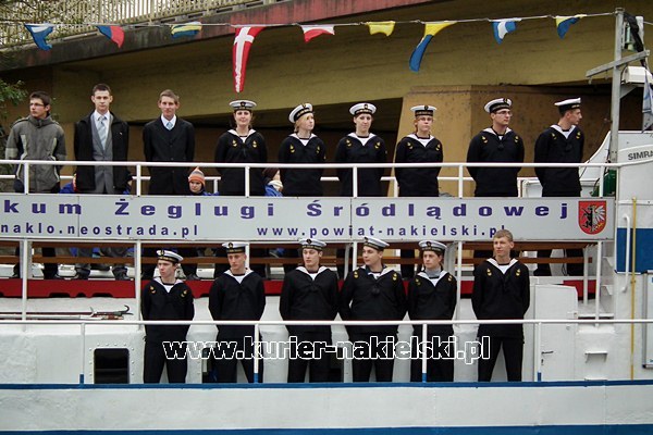 Otwarcie przystani rzecznej w Nakle nad Notecią.