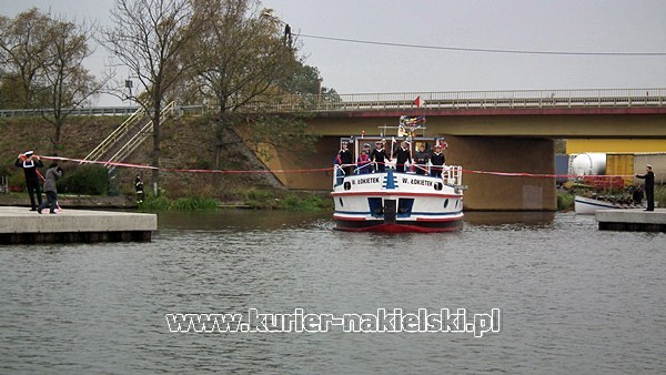 Otwarcie przystani rzecznej w Nakle nad Notecią.