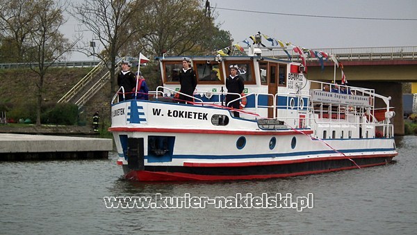 Otwarcie przystani rzecznej w Nakle nad Notecią.