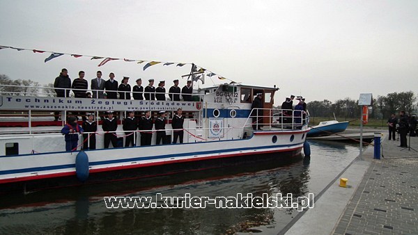 Otwarcie przystani rzecznej w Nakle nad Notecią.