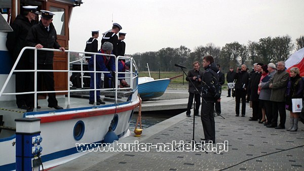 Otwarcie przystani rzecznej w Nakle nad Notecią.