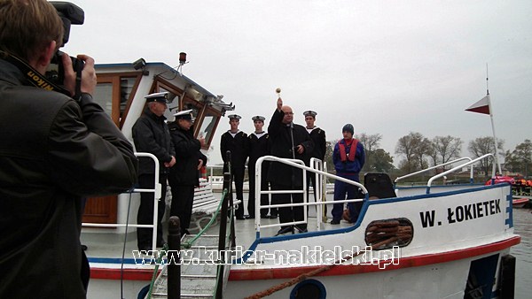 Otwarcie przystani rzecznej w Nakle nad Notecią.