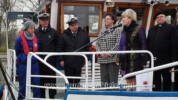 Otwarcie przystani rzecznej w Nakle nad Notecią.