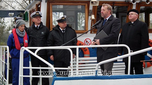 Otwarcie przystani rzecznej w Nakle nad Notecią.