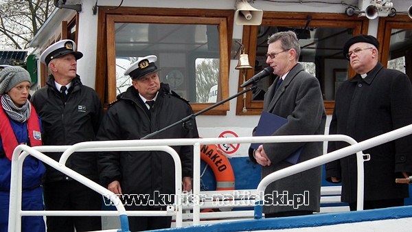 Otwarcie przystani rzecznej w Nakle nad Notecią.