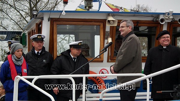 Otwarcie przystani rzecznej w Nakle nad Notecią.