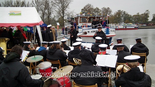 Otwarcie przystani rzecznej w Nakle nad Notecią.