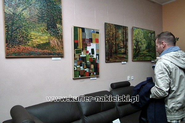 Malarstwo Hanny Zawadzkiej-Pleszyńskiej w Galerii Sztuki Pięknej Wnętrze w Potulicach.