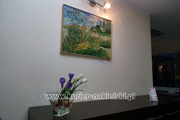 Malarstwo Hanny Zawadzkiej-Pleszyńskiej w Galerii Sztuki Pięknej Wnętrze w Potulicach.