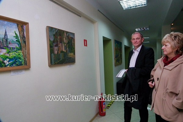 Malarstwo Hanny Zawadzkiej-Pleszyńskiej w Galerii Sztuki Pięknej Wnętrze w Potulicach.