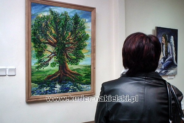 Malarstwo Hanny Zawadzkiej-Pleszyńskiej w Galerii Sztuki Pięknej Wnętrze w Potulicach.