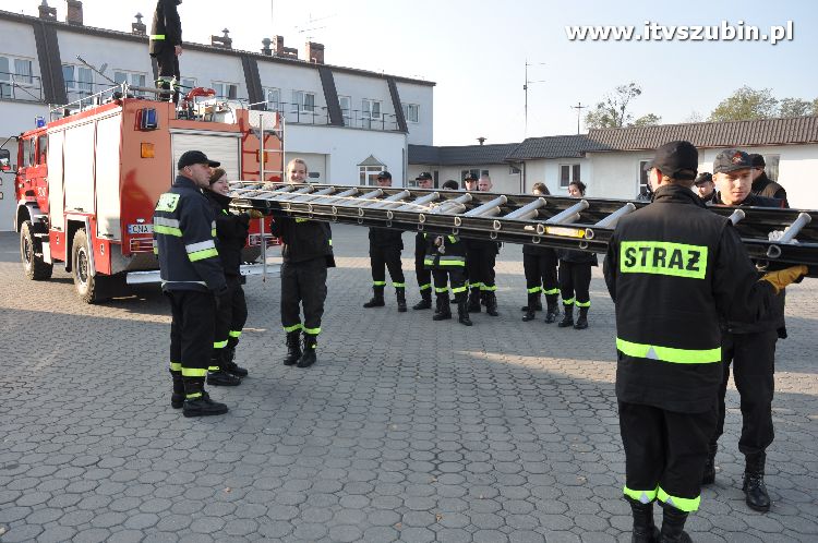 Strażacy ochotnicy doskonalili swoje umiejętności.