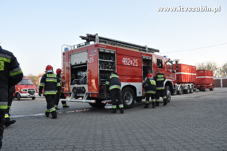 Strażacy ochotnicy doskonalili swoje umiejętności.