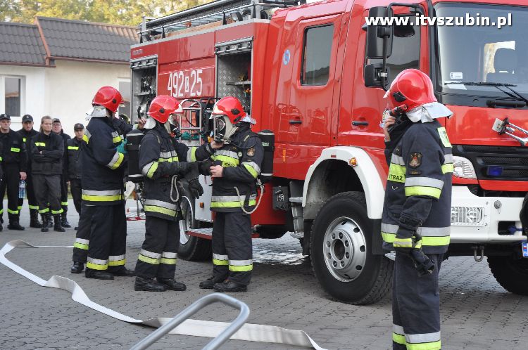 Strażacy ochotnicy doskonalili swoje umiejętności.