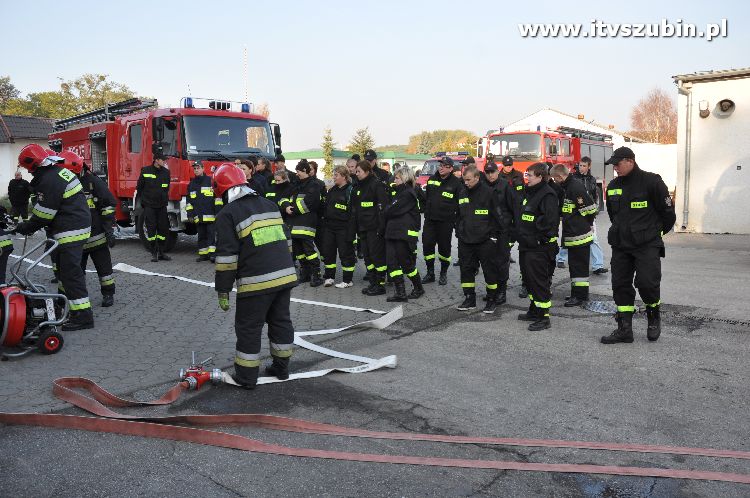 Strażacy ochotnicy doskonalili swoje umiejętności.