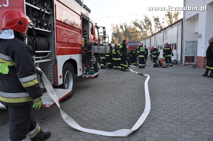 Strażacy ochotnicy doskonalili swoje umiejętności.
