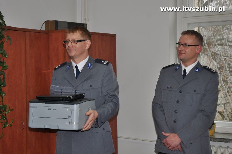 Laptop i drukarka dla Komisariatu Policji w Szubinie od BS w Szubinie
