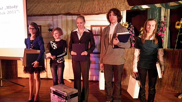 Uroczysta Gala Plebiscytu Młody Talent i Młoda Firma Krajny i Pałuk 2011.