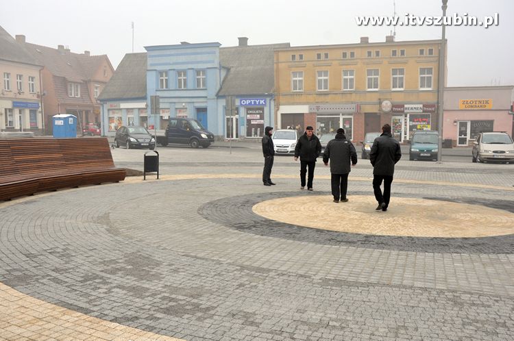 Odbiór techniczny rynku w Szubinie po raz trzeci.