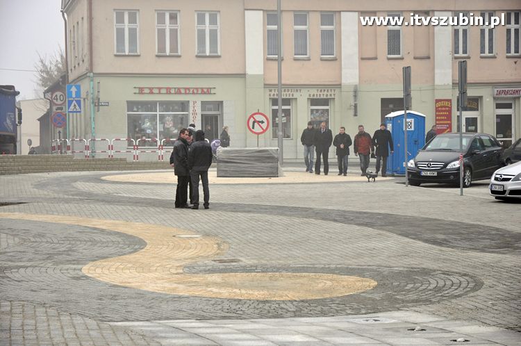 Odbiór techniczny rynku w Szubinie po raz trzeci.