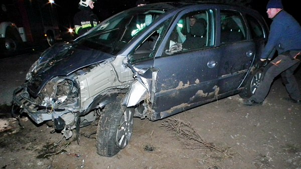 Kolizja w Studzienkach.