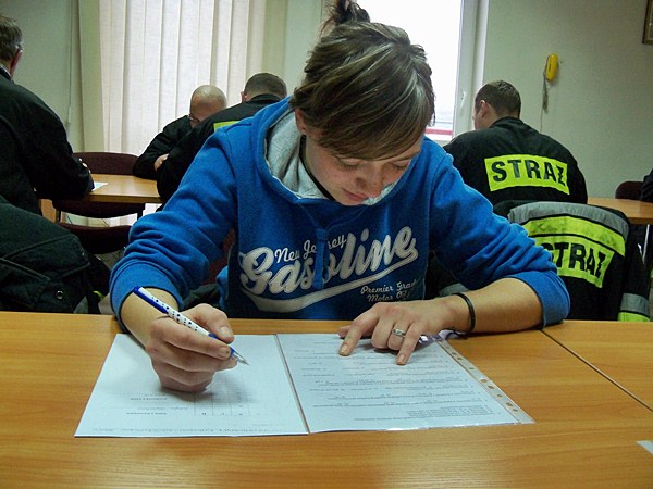 Egzamin kierowców-konserwatorów sprzętu ratowniczego OSP i strażaków-ratowników OSP.