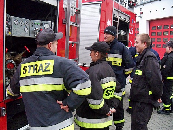 Egzamin kierowców-konserwatorów sprzętu ratowniczego OSP i strażaków-ratowników OSP.