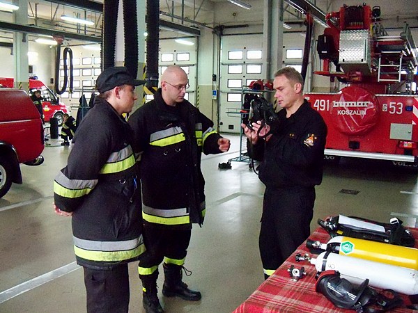 Egzamin kierowców-konserwatorów sprzętu ratowniczego OSP i strażaków-ratowników OSP.