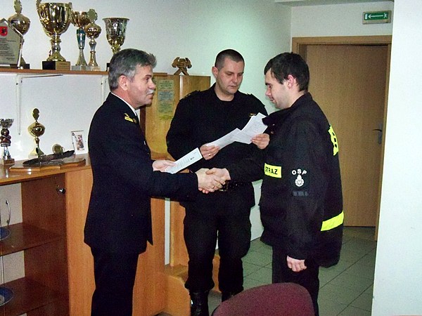 Egzamin kierowców-konserwatorów sprzętu ratowniczego OSP i strażaków-ratowników OSP.