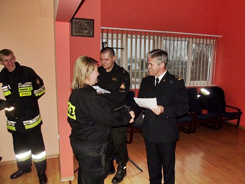 Egzamin kierowców-konserwatorów sprzętu ratowniczego OSP i strażaków-ratowników OSP.