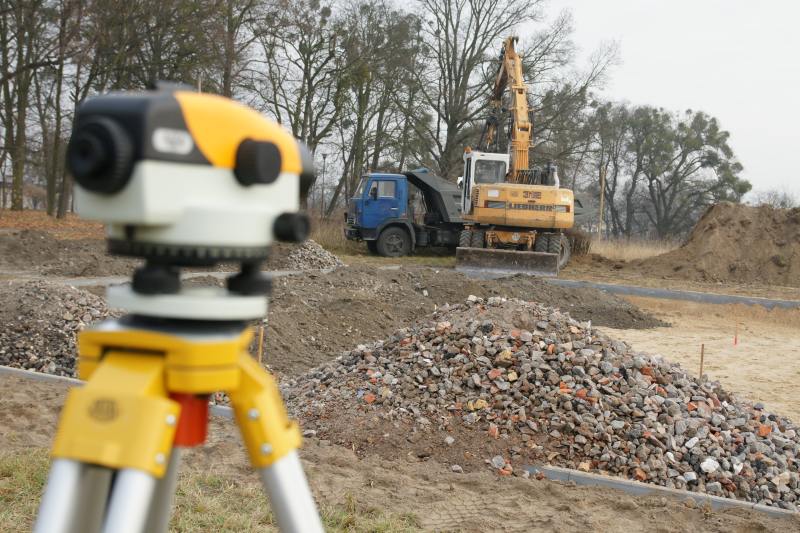 Rozpoczęła się budowa lądowiska dla helikoptera.