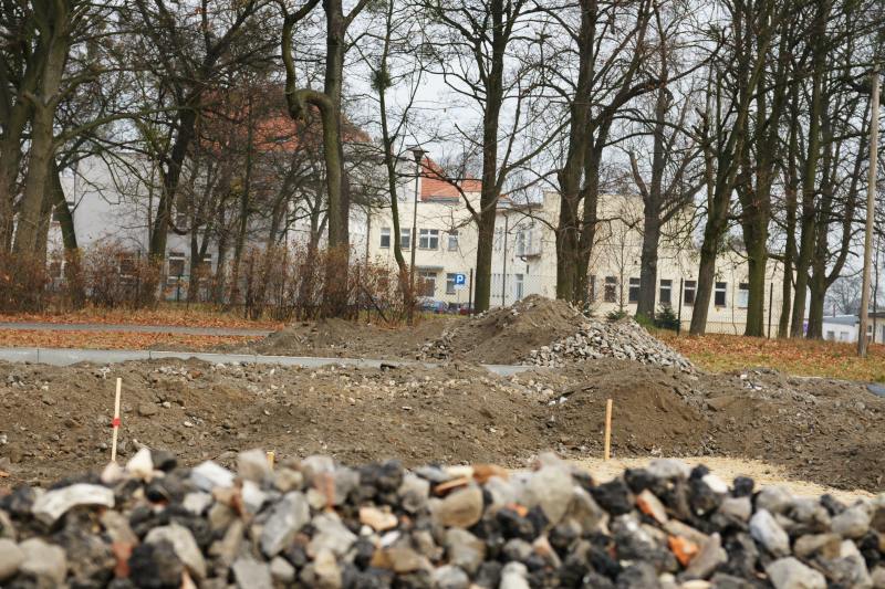 Rozpoczęła się budowa lądowiska dla helikoptera.