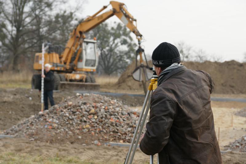 Rozpoczęła się budowa lądowiska dla helikoptera.