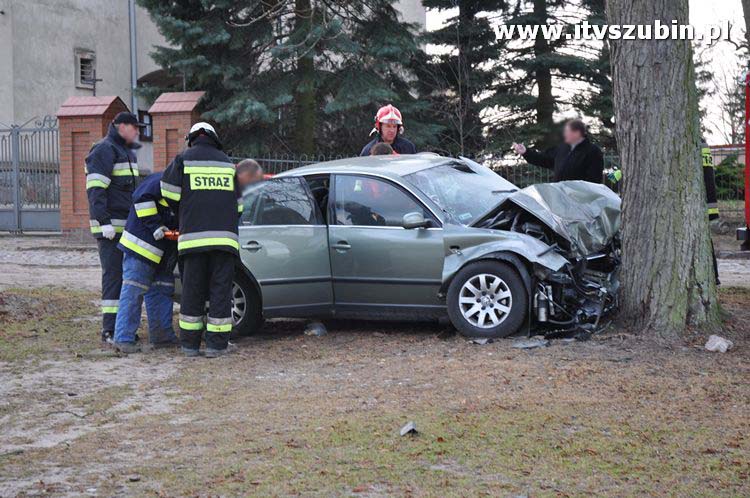 Wypadek przy Kościele w Chomętowie.