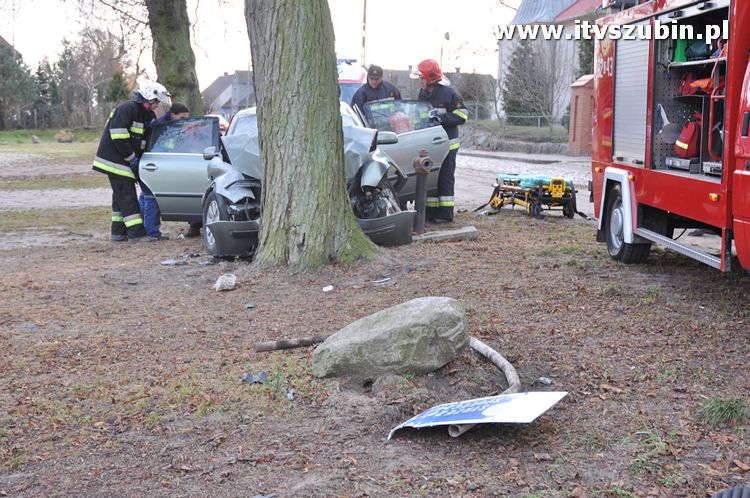 Wypadek przy Kościele w Chomętowie.