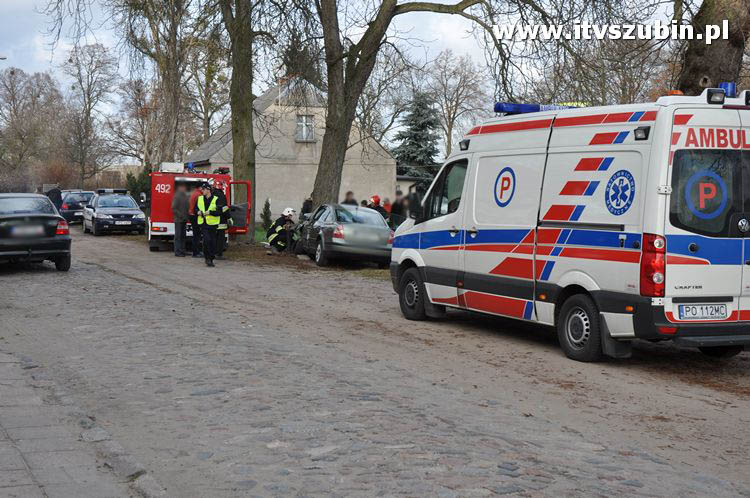 Wypadek przy Kościele w Chomętowie.