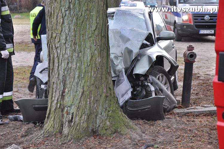 Wypadek przy Kościele w Chomętowie.