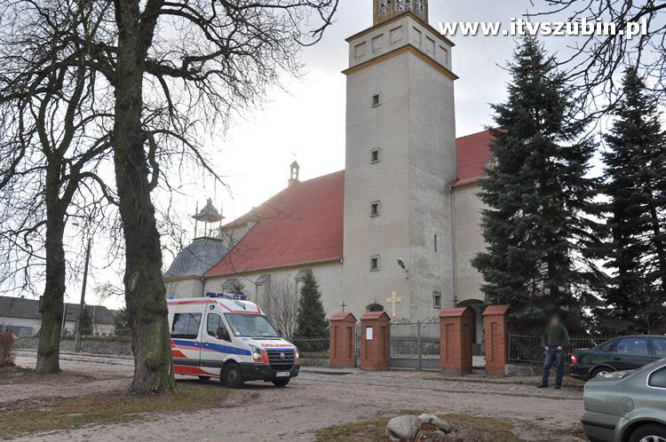 Wypadek przy Kościele w Chomętowie.